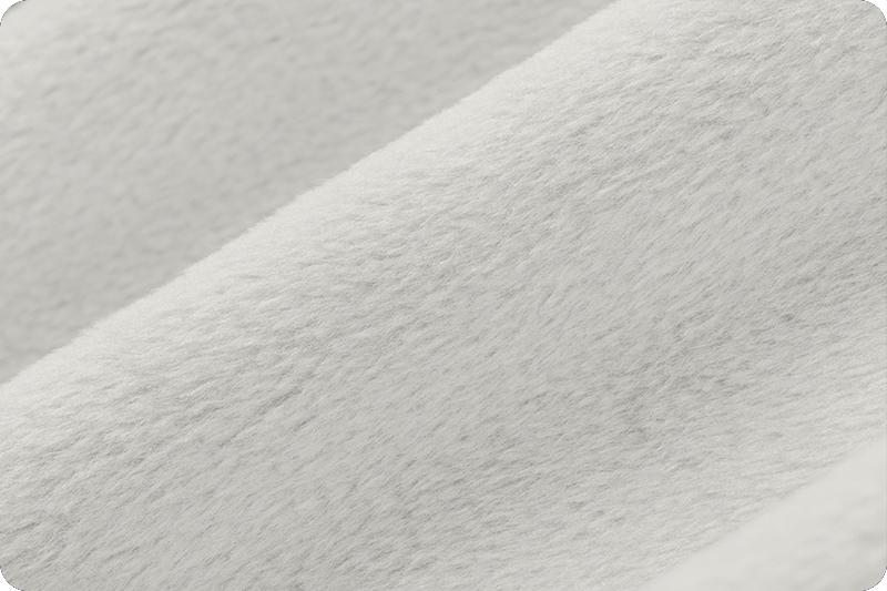 Shannon Fabrics Extra Wide 90" Solid Cuddle 3 Platinum Minky Fabric (PRICE PER 1/2 YARD) - On Pins & Needles Quilting Co.