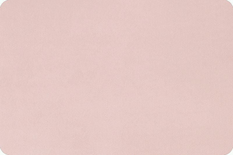Shannon Fabrics Extra Wide 90" Solid Cuddle 3 Rosewater Minky Fabric - On Pins & Needles Quilting Co.