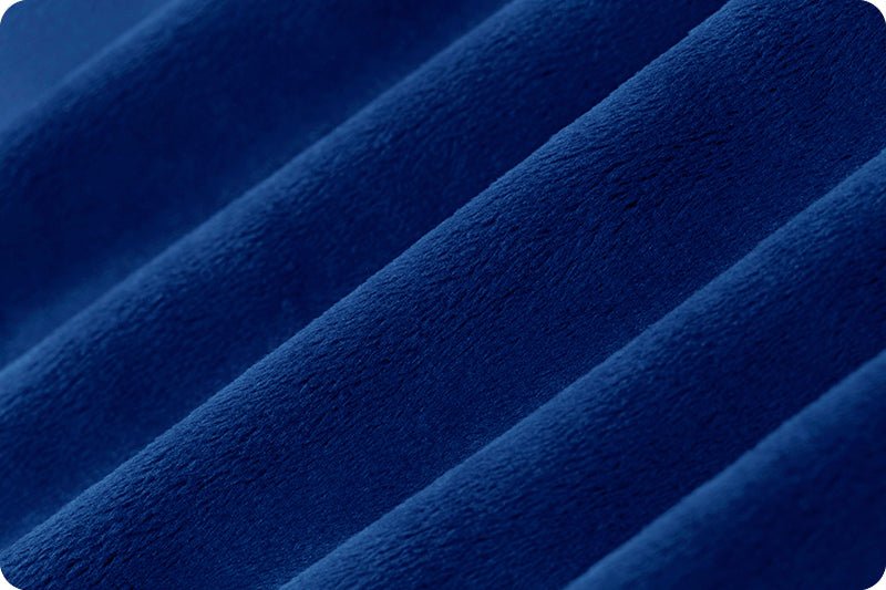 Shannon Fabrics Extra Wide 90" Solid Cuddle 3 Royal Minky Fabric - On Pins & Needles Quilting Co.