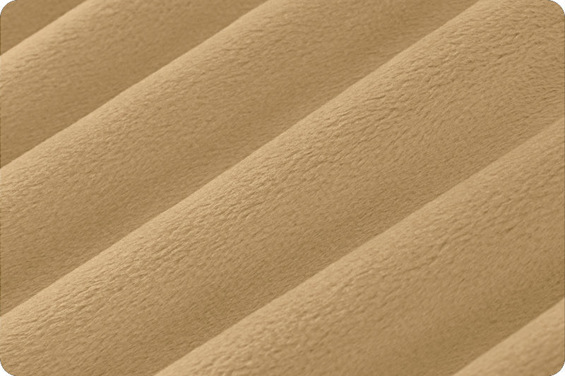 Shannon Fabrics Extra Wide 90" Solid Cuddle 3 Sand Minky Fabric (PRICE PER 1/2 YARD) - On Pins & Needles Quilting Co.