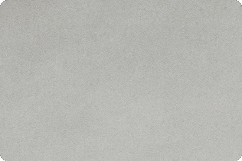 Shannon Fabrics Extra Wide 90" Solid Cuddle 3 Silver Minky Fabric (PRICE PER 1/2 YARD) - On Pins & Needles Quilting Co.