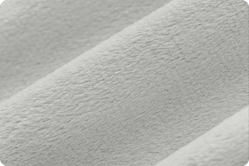 Shannon Fabrics Extra Wide 90" Solid Cuddle 3 Silver Minky Fabric (PRICE PER 1/2 YARD) - On Pins & Needles Quilting Co.