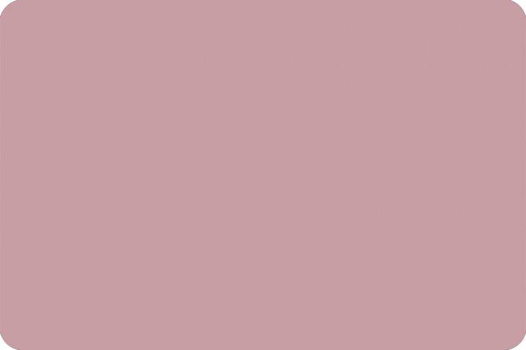Shannon Fabrics Extra Wide 90" Solid Cuddle 3 Woodrose Minky Fabric (PRICE PER 1/2 YARD) - On Pins & Needles Quilting Co.