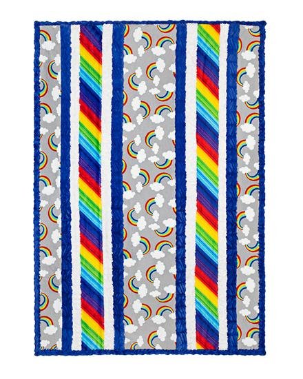 Shannon Fabrics Fabulous 5 Color Pop Cuddle Minky Blanket Kit 38"x58" - On Pins & Needles Quilting Co.