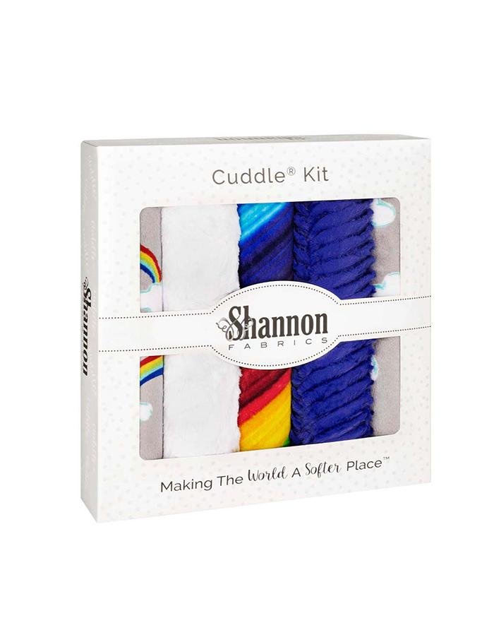 Shannon Fabrics Fabulous 5 Color Pop Cuddle Minky Blanket Kit 38"x58" - On Pins & Needles Quilting Co.