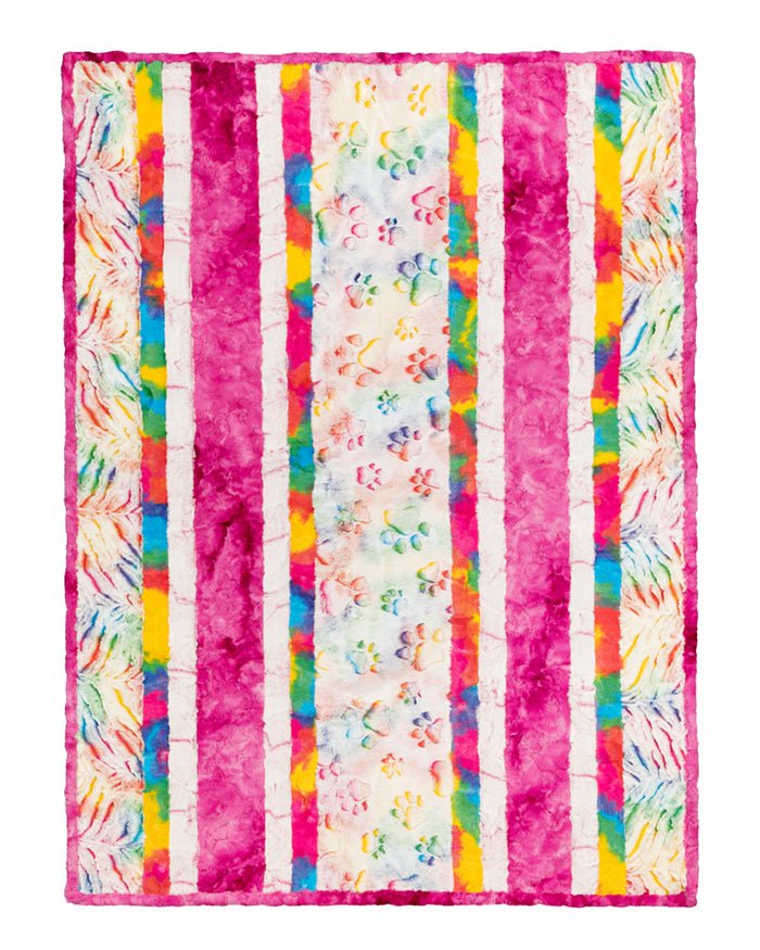 Shannon Fabrics Fabulous 5 Pawsitive Vibes Cuddle Minky Blanket Kit 43"x59" - On Pins & Needles Quilting Co.