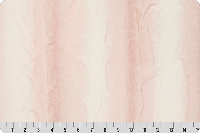Shannon Fabrics Luxe Cuddle Angora Rosewater Minky Fabric (PRICE PER 1/2 YARD) - On Pins & Needles Quilting Co.