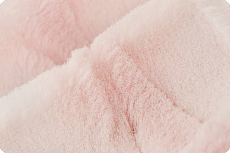 Shannon Fabrics Luxe Cuddle Angora Rosewater Minky Fabric (PRICE PER 1/2 YARD) - On Pins & Needles Quilting Co.