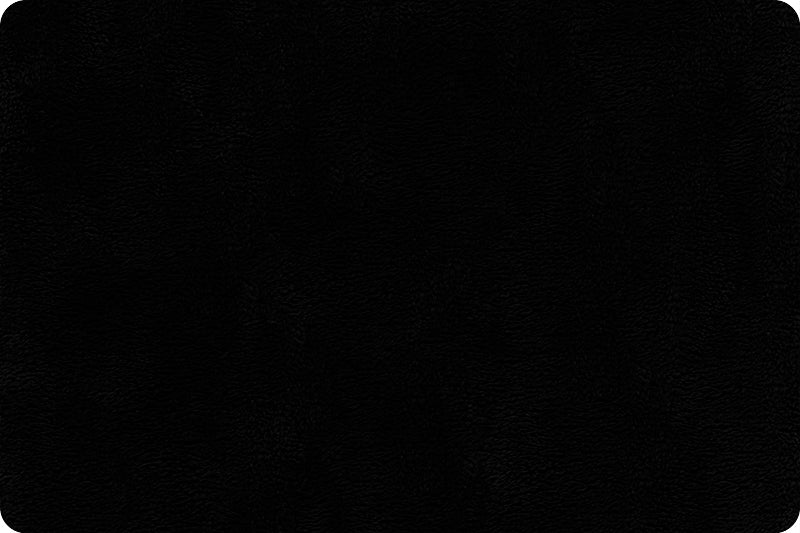 Shannon Fabrics Luxe Cuddle Bunny Black Minky Fabric - On Pins & Needles Quilting Co.