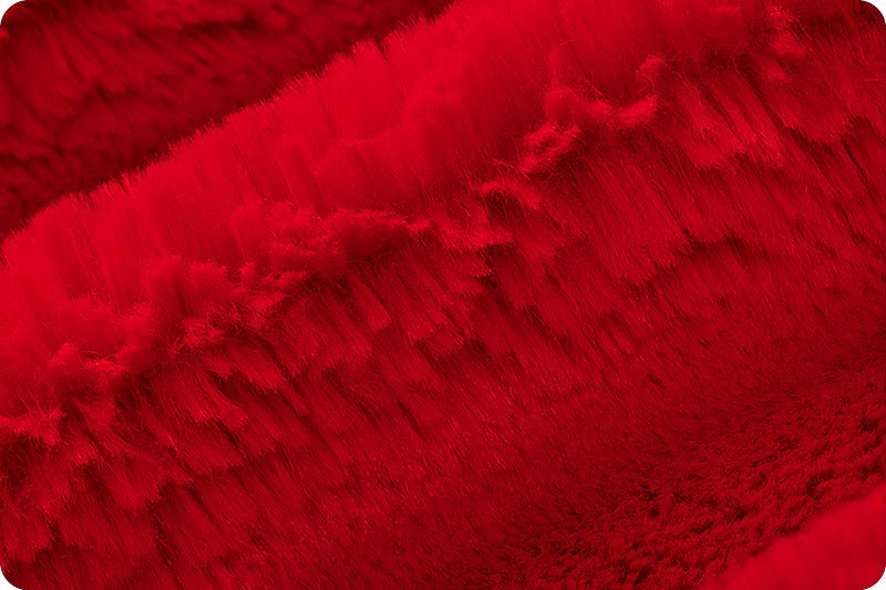 Shannon Fabrics Luxe Cuddle Bunny Cardinal Minky Fabric - On Pins & Needles Quilting Co.