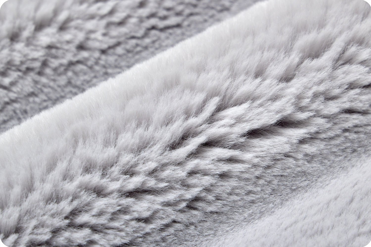 Shannon Fabrics Luxe Cuddle Bunny Silver Minky Fabric - On Pins & Needles Quilting Co.