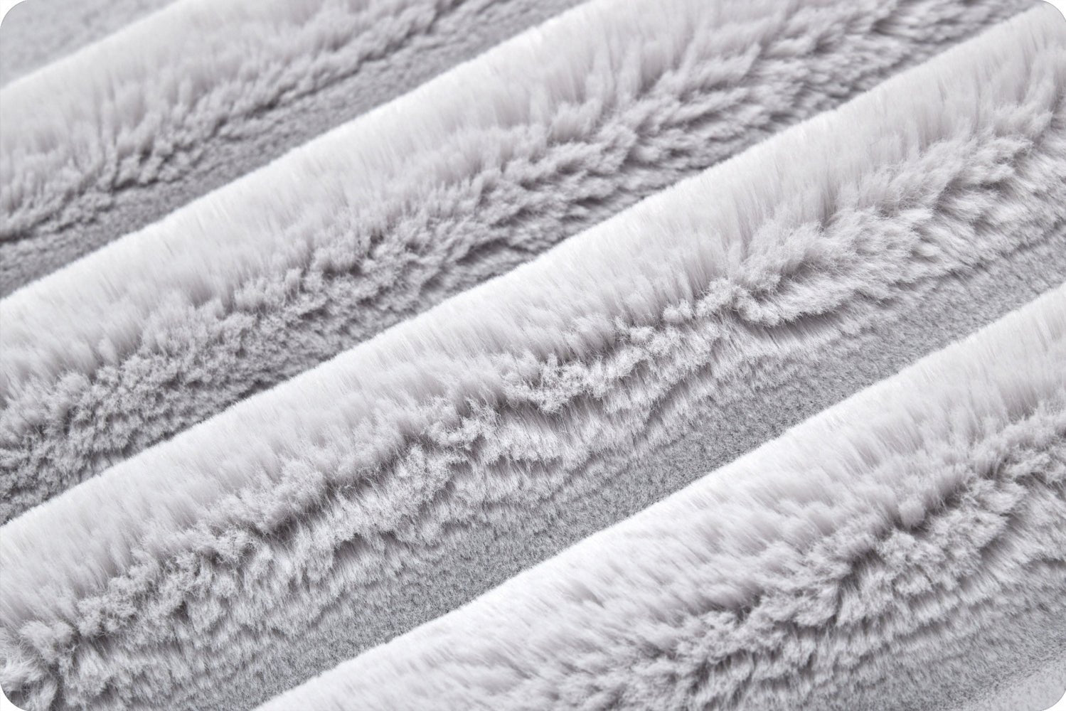 Shannon Fabrics Luxe Cuddle Bunny Silver Minky Fabric - On Pins & Needles Quilting Co.