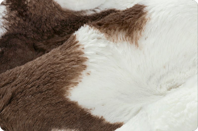 Shannon Fabrics Luxe Cuddle Calf Brownie Minky Fabric (PRICE PER 1/2 YARD) - On Pins & Needles Quilting Co.