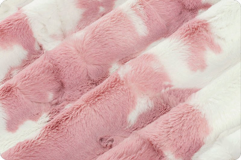 Shannon Fabrics Luxe Cuddle Calf Clararose Minky Fabric (PRICE PER 1/2 YARD) - On Pins & Needles Quilting Co.
