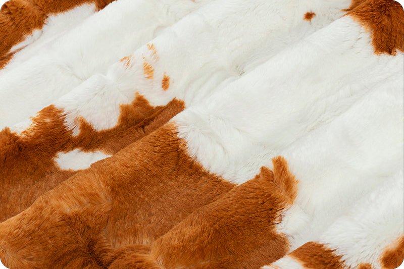 Shannon Fabrics Luxe Cuddle Calf Penny Minky Fabric (PRICE PER 1/2 YARD) - On Pins & Needles Quilting Co.