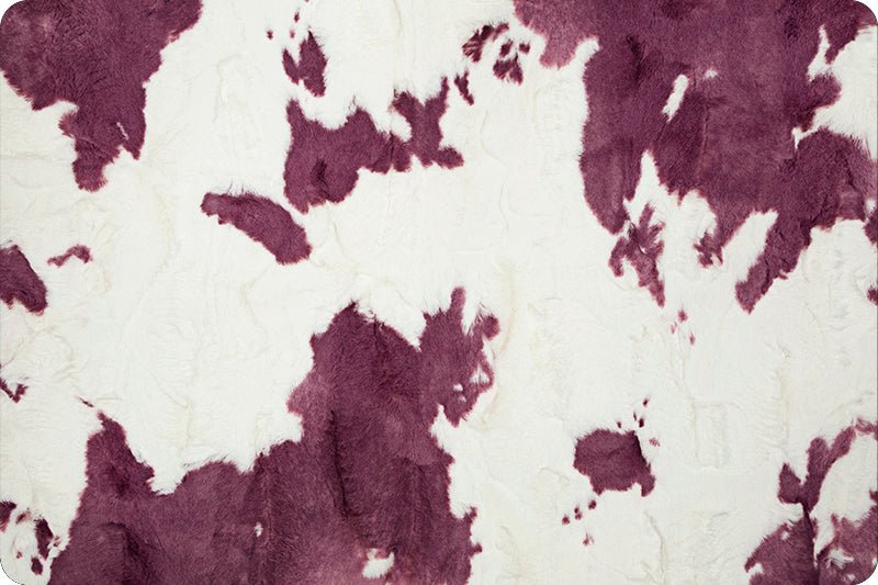 Shannon Fabrics Luxe Cuddle Calf Sugar Plum Minky Fabric (PRICE PER 1/2 YARD) - On Pins & Needles Quilting Co.