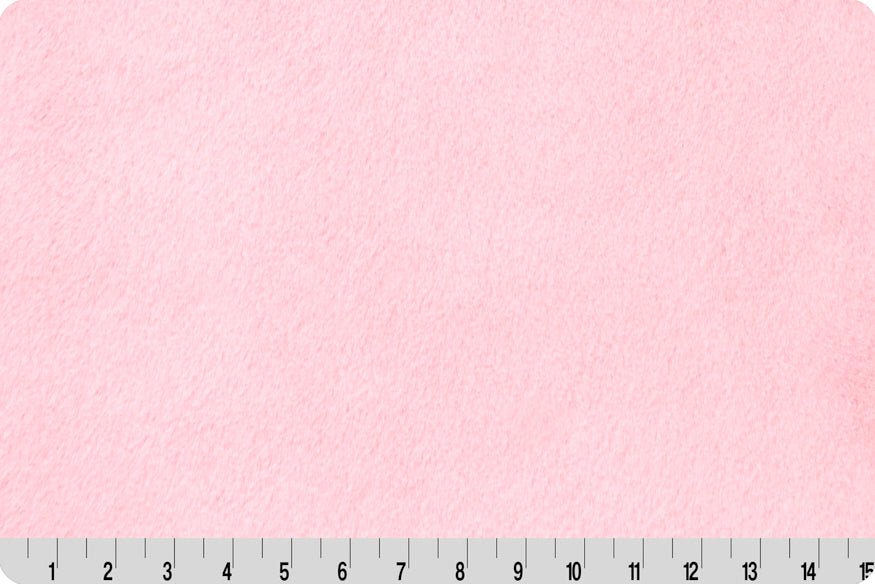 Shannon Fabrics Luxe Cuddle Encore Baby Pink Minky Fabric - On Pins & Needles Quilting Co.