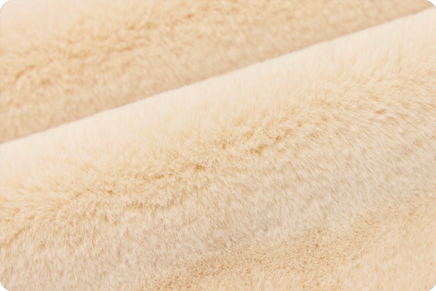 Shannon Fabrics Luxe Cuddle Encore Beige Minky Fabric - On Pins & Needles Quilting Co.