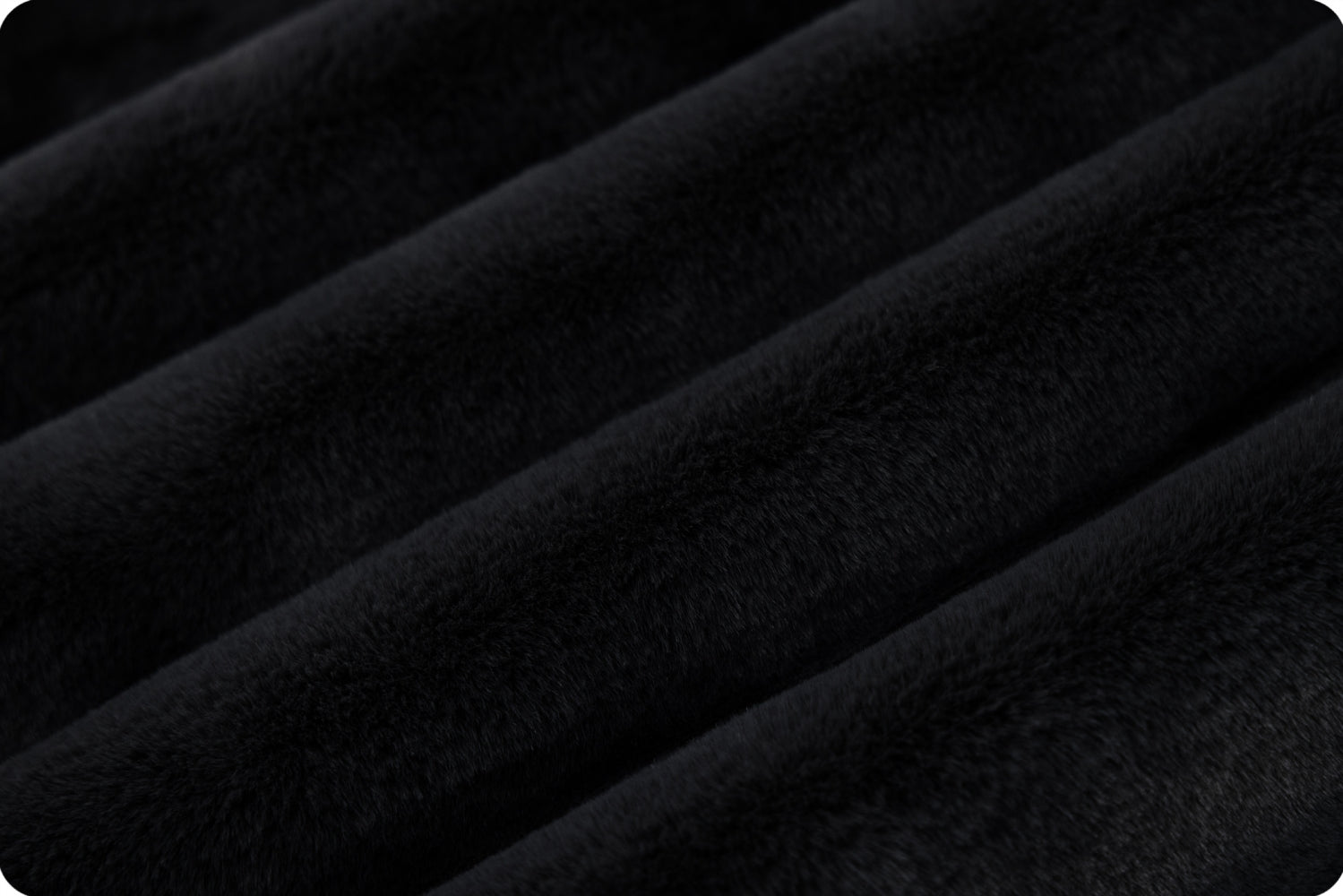 Shannon Fabrics Luxe Cuddle Encore Black Minky Fabric - On Pins & Needles Quilting Co.
