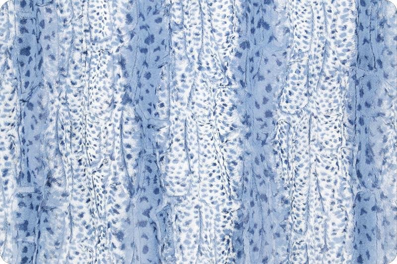 Shannon Fabrics Luxe Cuddle Fawn Bluebell Minky Fabric (PRICE PER 1/2 YARD) - On Pins & Needles Quilting Co.