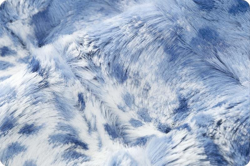 Shannon Fabrics Luxe Cuddle Fawn Bluebell Minky Fabric (PRICE PER 1/2 YARD) - On Pins & Needles Quilting Co.