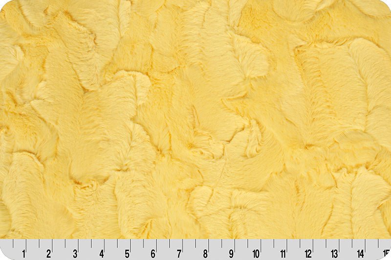 Shannon Fabrics Luxe Cuddle Hide Banana Minky Fabric - On Pins & Needles Quilting Co.