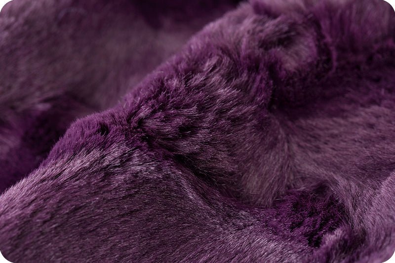 Shannon Fabrics Luxe Cuddle Hide Berry Minky Fabric - On Pins & Needles Quilting Co.
