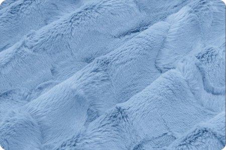 Shannon Fabrics Luxe Cuddle Hide Bluebell Minky Fabric (PRICE PER 1/2 YARD) - On Pins & Needles Quilting Co.