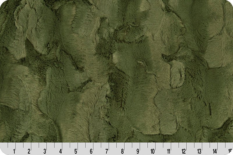 Shannon Fabrics Luxe Cuddle Hide Chive Minky Fabric - On Pins & Needles Quilting Co.