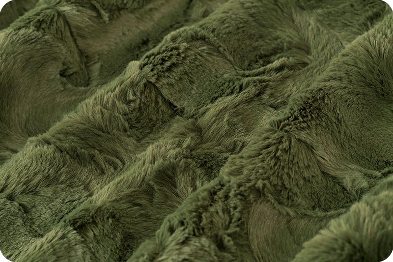 Shannon Fabrics Luxe Cuddle Hide Chive Minky Fabric - On Pins & Needles Quilting Co.