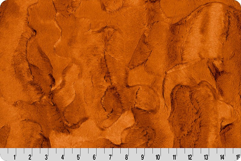 Shannon Fabrics Luxe Cuddle Hide Ginger Minky Fabric - On Pins & Needles Quilting Co.