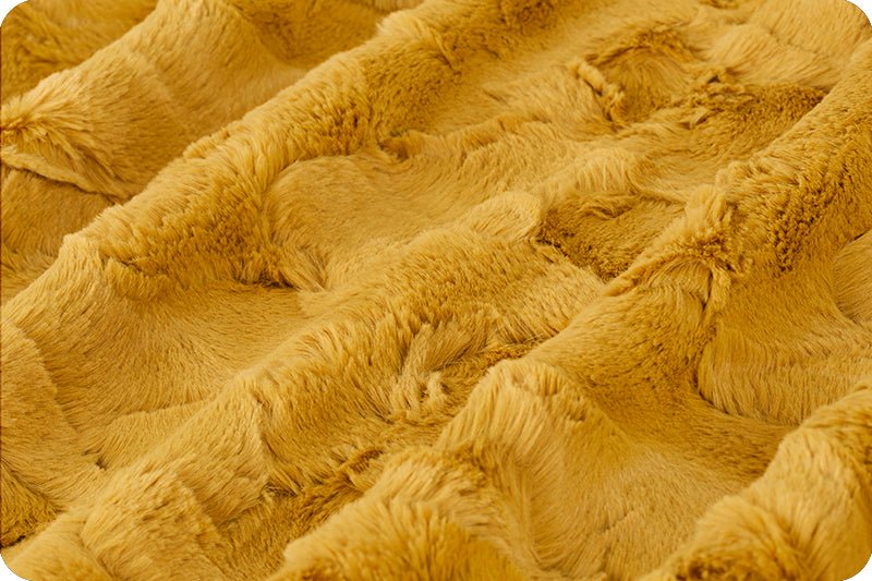 Shannon Fabrics Luxe Cuddle Hide Golden Minky Fabric - On Pins & Needles Quilting Co.