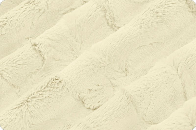 Shannon Fabrics Luxe Cuddle Hide Ivory Minky Fabric - On Pins & Needles Quilting Co.