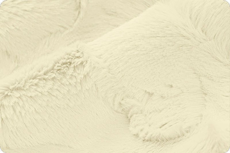 Shannon Fabrics Luxe Cuddle Hide Ivory Minky Fabric - On Pins & Needles Quilting Co.