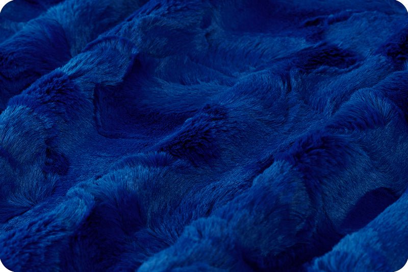 Shannon Fabrics Luxe Cuddle Hide Royal Minky Fabric - On Pins & Needles Quilting Co.