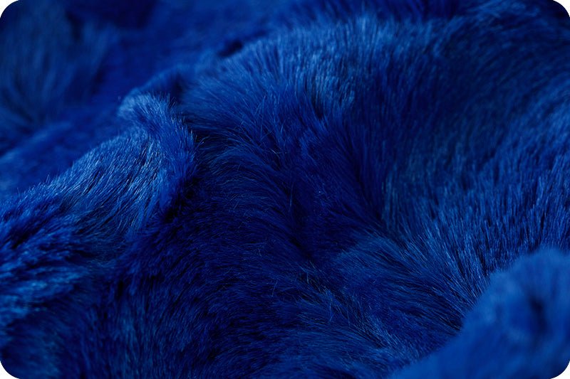 Shannon Fabrics Luxe Cuddle Hide Royal Minky Fabric - On Pins & Needles Quilting Co.
