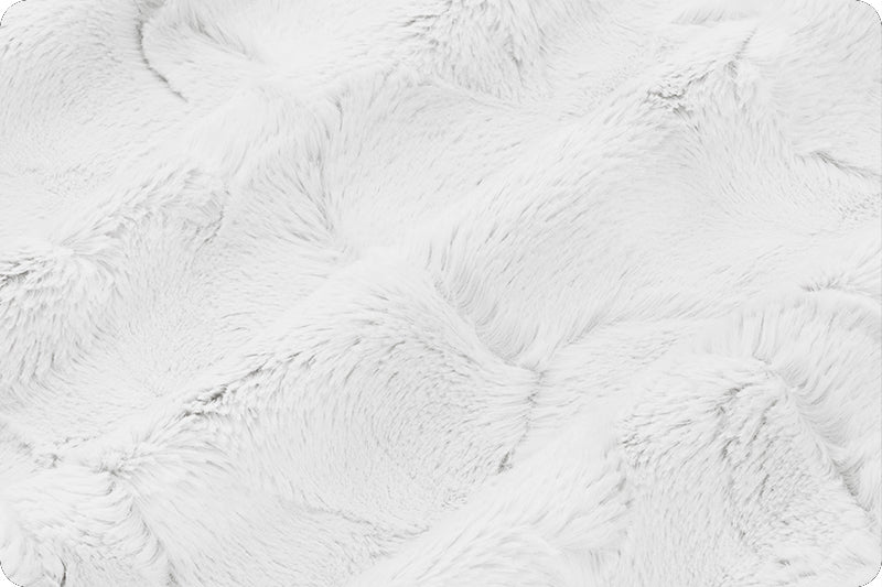 Shannon Fabrics Luxe Cuddle Hide Snow Minky Fabric - On Pins & Needles Quilting Co.