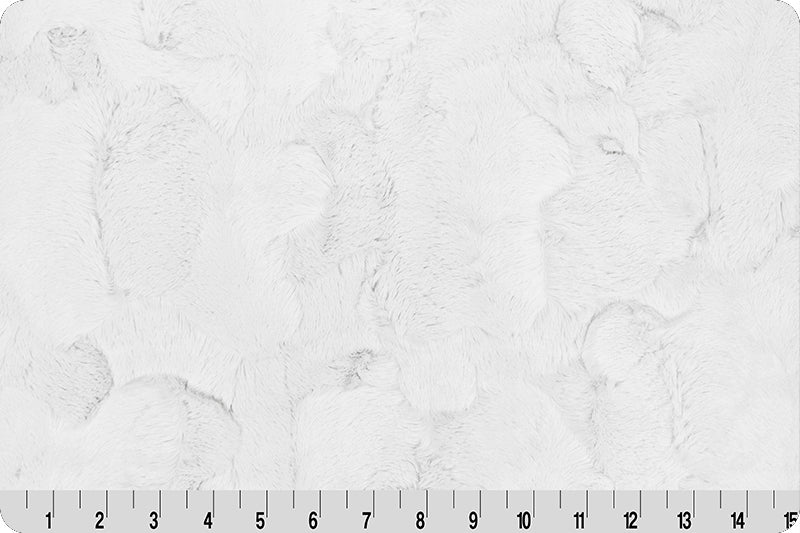 Shannon Fabrics Luxe Cuddle Hide Snow Minky Fabric - On Pins & Needles Quilting Co.