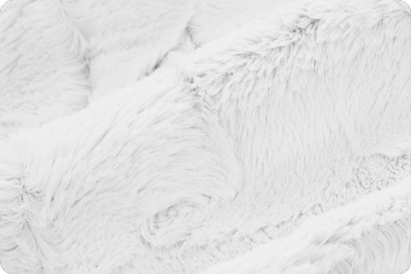 Shannon Fabrics Luxe Cuddle Hide Snow Minky Fabric - On Pins & Needles Quilting Co.