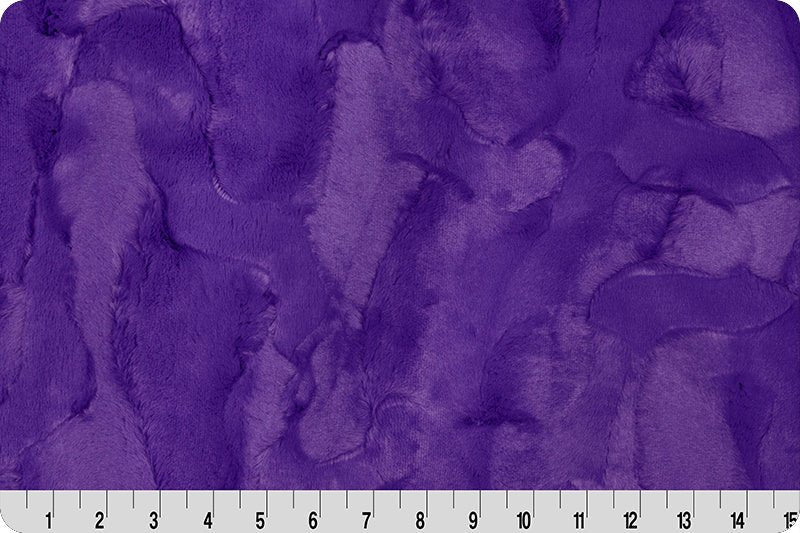 Shannon Fabrics Luxe Cuddle Hide Viola Minky Fabric (PRICE PER 1/2 YARD) - On Pins & Needles Quilting Co.