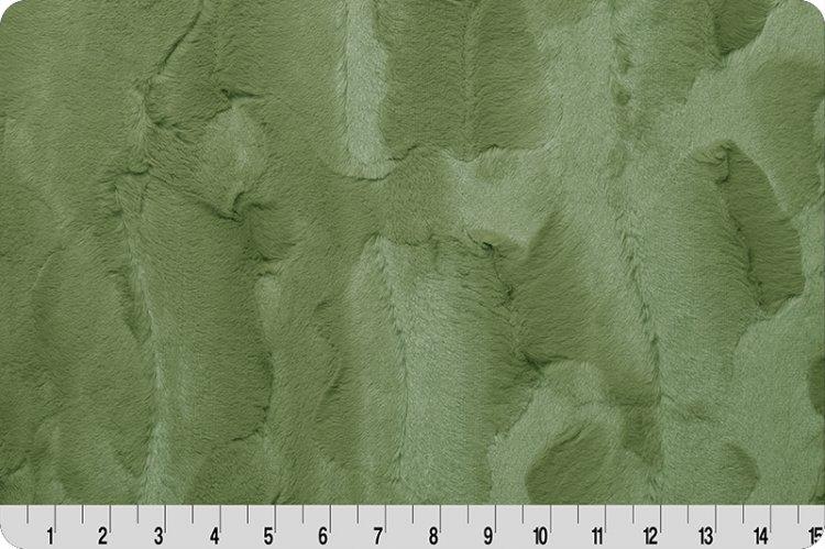 Shannon Fabrics Luxe Cuddle Mirage 80" Wide Basil Minky Fabric (PRICE PER 1/2 YARD) - On Pins & Needles Quilting Co.