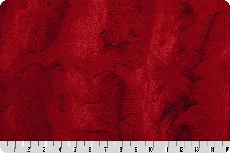 Shannon Fabrics Luxe Cuddle Mirage 80" Wide Cardinal Minky Fabric (PRICE PER 1/2 YARD) - On Pins & Needles Quilting Co.