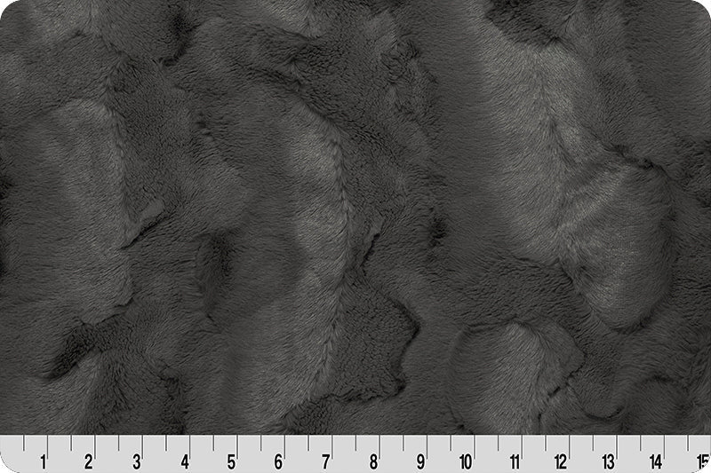 Shannon Fabrics Luxe Cuddle Mirage 80" Wide Charcoal Minky Fabric (PRICE PER 1/2 YARD) - On Pins & Needles Quilting Co.
