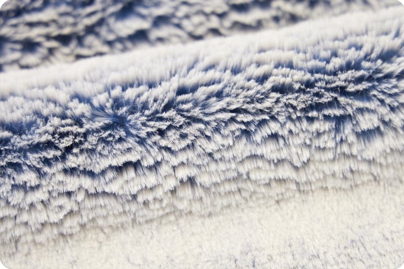 Shannon Fabrics Luxe Cuddle Snow Bunny Blue Fog Minky Fabric - On Pins & Needles Quilting Co.