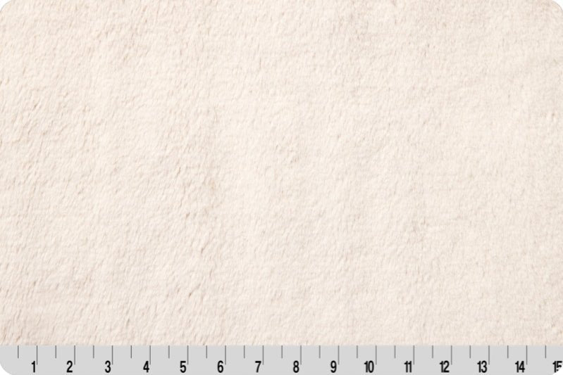 Shannon Fabrics Luxe Cuddle Snow Bunny Sanddollar Minky Fabric - On Pins & Needles Quilting Co.