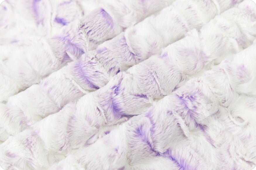 Shannon Fabrics Luxe Cuddle Snowy Owl Lavender Minky Fabric - On Pins & Needles Quilting Co.