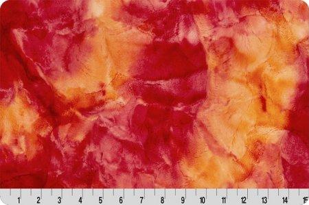 Shannon Fabrics Luxe Cuddle Sorbet Firecracker Minky Fabric (PRICE PER 1/2 YARD) - On Pins & Needles Quilting Co.