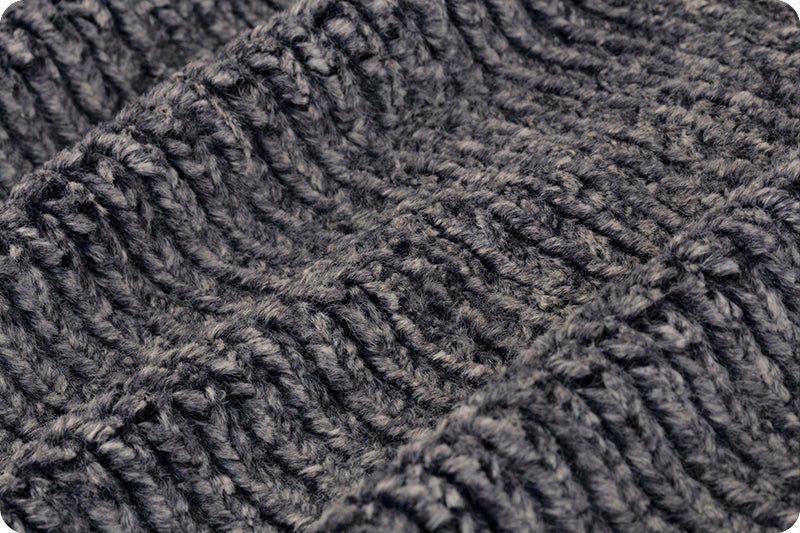Shannon Fabrics Luxe Cuddle Weave Navy Minky Fabric - On Pins & Needles Quilting Co.