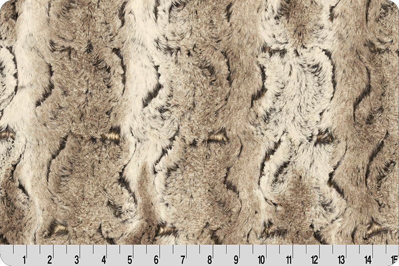 Shannon Fabrics Luxe Cuddle Wild Rabbit Natural Minky Fabric (PRICE PER 1/2 YARD) - On Pins & Needles Quilting Co.