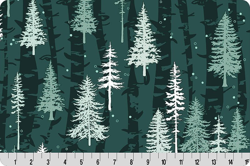 North Pole Forest Love Christmas Cotton Fabric